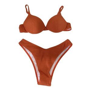 Shein Orange bikini size small